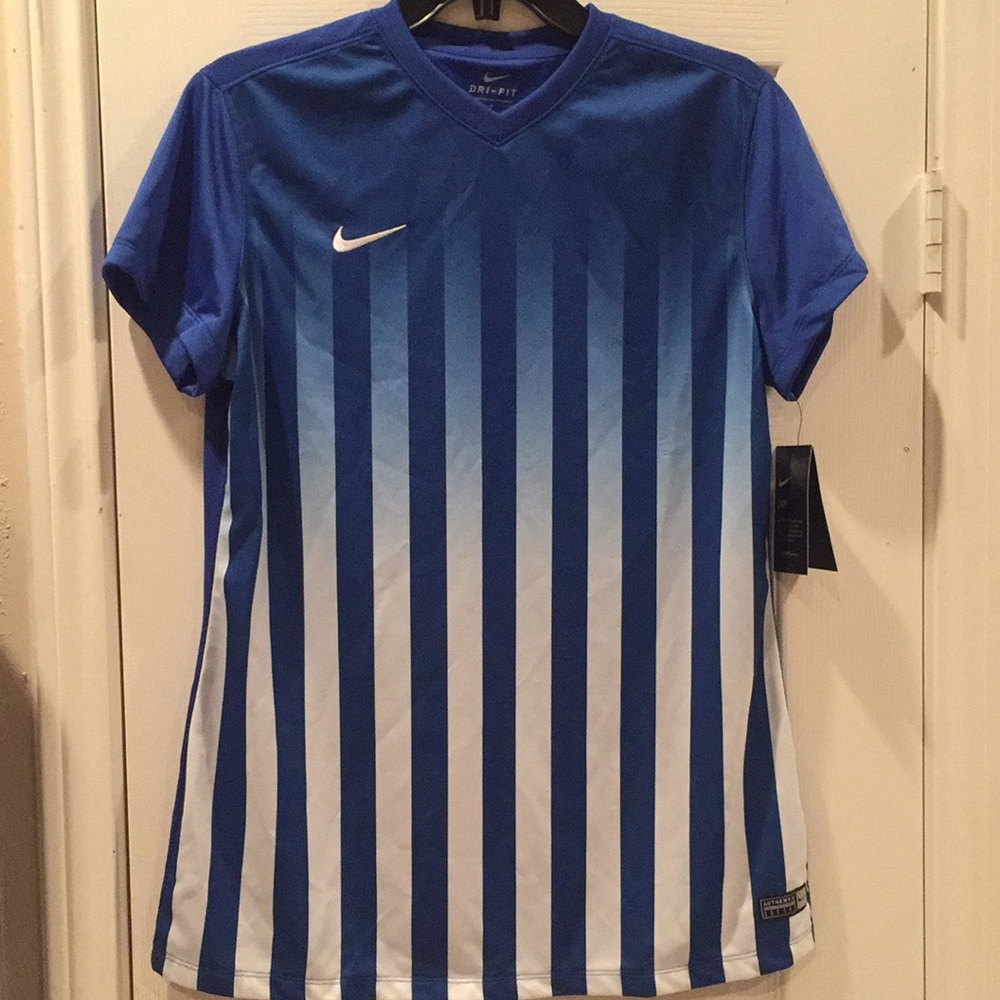NWT NIKE US STRIPED DIVISION II JERSEY DRI-FIT
